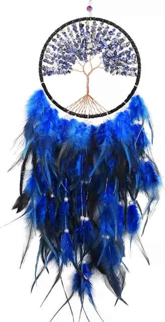 MEIRIYFA Tree of Life Dream Catcher Handmade Feather Dream Catchers Mobile Wall