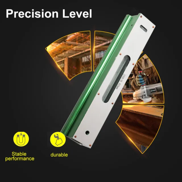 Precision Bar Level Tool with Case 0.02mm High Accuracy for Engineer Machinist