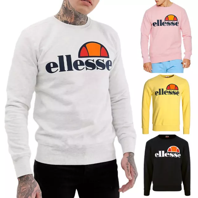 ELLESSE SIRUGI OH men blue pullover hoodie hooded sweater sz 2xL 32.95 PicClick UK