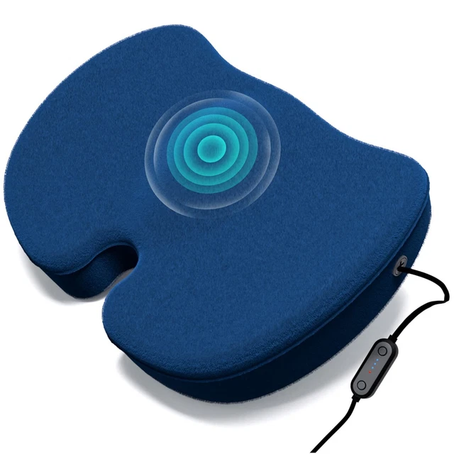 Massage Seat Cushion for Pressure Relief, HONGJING Memory Foam Office Chair C...