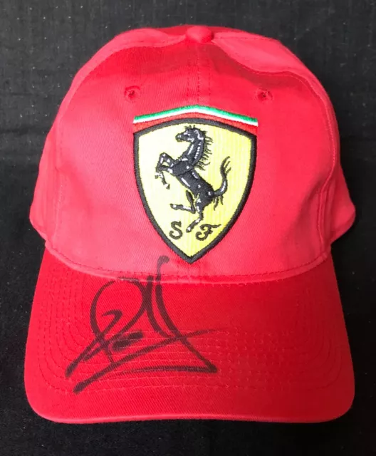 Nigel Mansell Formula One British Champion Signed Ferrari Cap