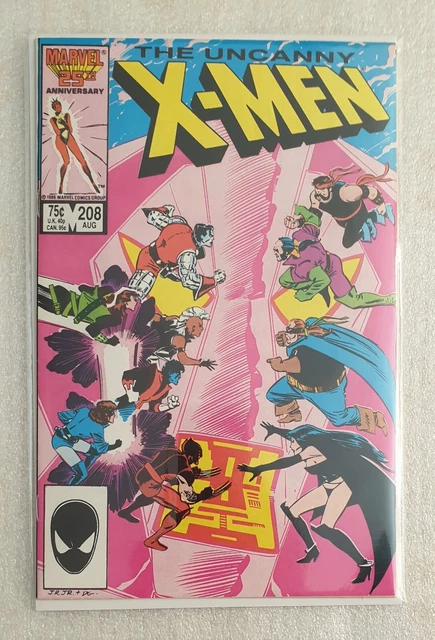 UNCANNY X-MEN Vol.1 #208 (1986) CHRIS CLAREMONT JOHN ROMITA JR - MARVEL