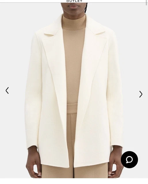 【2020✨️Theory】OVERLAY DF LUXE NEW DIVIDE NWT THEORY OVERLAY New Divide Luxe Wool & Cashmere Coat