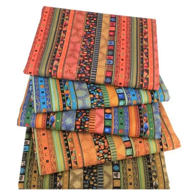 Ethnischer Baumwoll-Leinen-Stoff DIY handgefertigte Tischdecken-Bastelmaterial