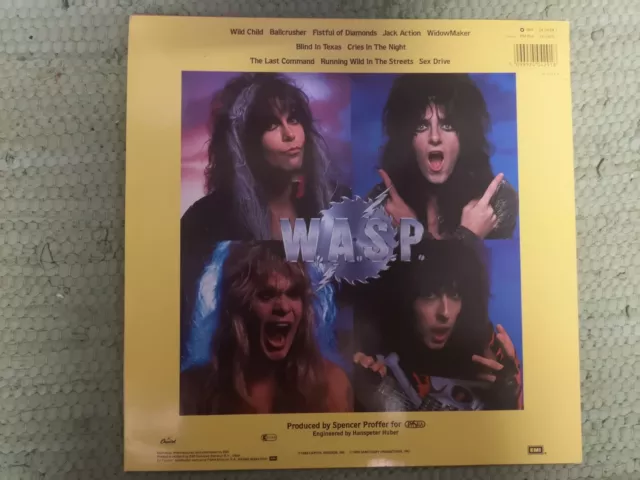 W.A.S.P. - The Last Command LP 1985 - Vinyl Schallplatte WASP Twisted Sisters 2