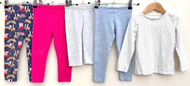 Pacchetto di vestiti per ragazze età 2-3 Peppa Pig H&M Next