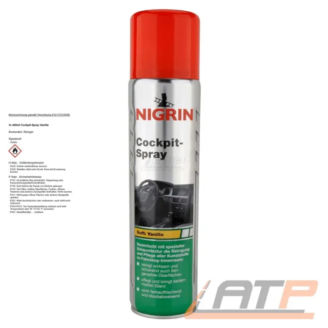Nigrin Cockpit-Spray (400 ml, Cedar & Musk)