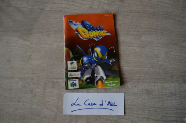 Notice du jeu Buck Bumble pour Nintendo 64 - Mode d'emploi - EUR FR