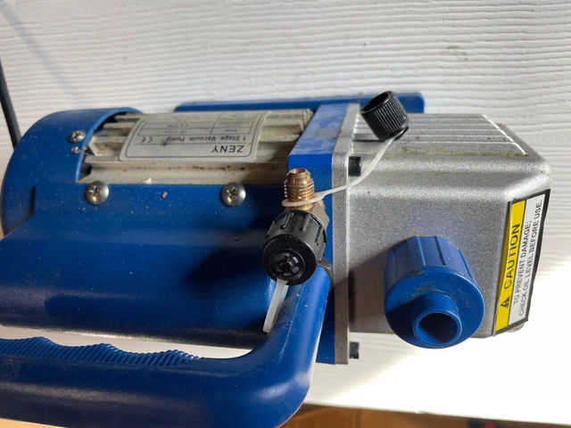 ZENY 1/4 HP Vacuum Pump 1 Stage VP 125+ 3.5 CFM 110V/60Hz