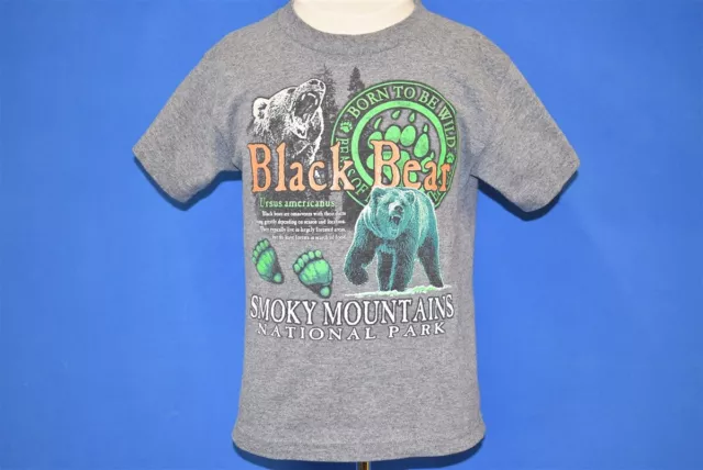 VTG 90S BLACK BEAR SMOKY MOUNTAIN NATIONAL PARK NORTH CAROLINA t-shirt ...