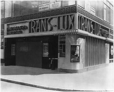 Trans-Lux Theater,58th St.,Madison Ave.,New York City,April 8,1931,NYC,NY