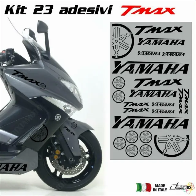 Feuille Adhésifs Carénage Noir Fits For Yamaha Tmax 500 01-11 T-Max 530 12-18