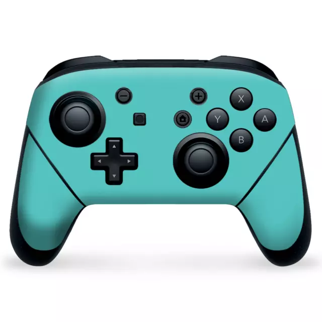 Nintendo Switch Pro Controller Skin Decal Vinyl Wrap -  Turquoise color