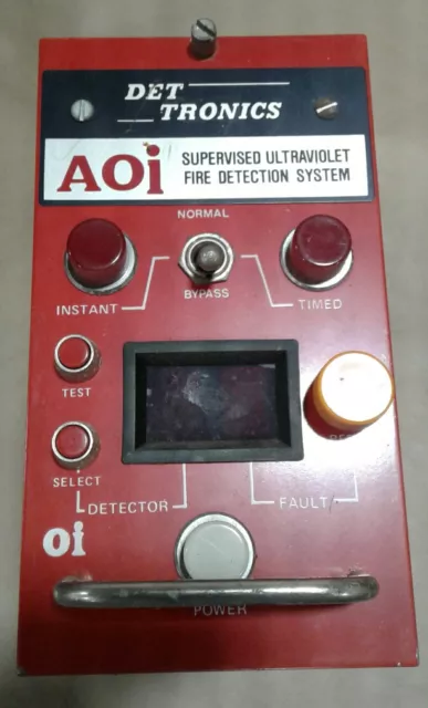 Det Tronics AOI Supervised Ultraviolet Fire Detection System R7302D1407 #212TW