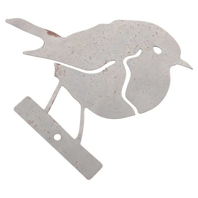 1 Pc Metall Vogel Wand Dekor Eisen Wand Kunst Eisen Vogel Figur 2
