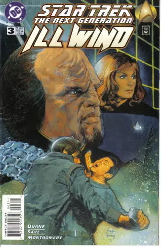 Star Trek: The Next Generation ILL WIND Comic Book #3 DC 1996 VERY FINE+ UNREAD