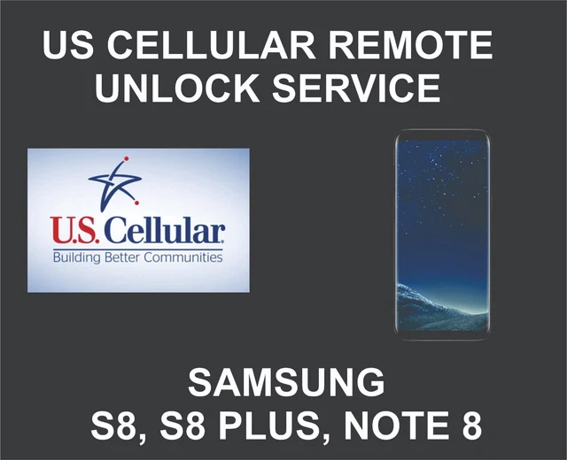 Samsung Unlock Service, Samsung S8, S8 Plus, Note 8, 5u
