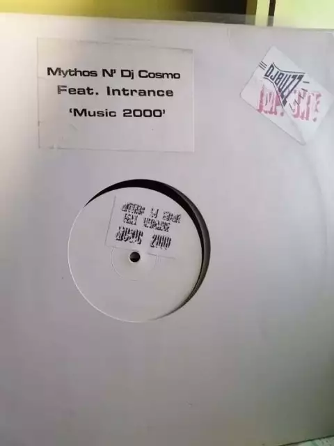 Mythos 'N DJ Cosmo Feat. Intrance ‎– Music MAXI 45T PROMO
