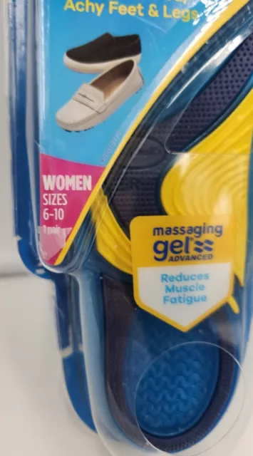 Dr.Scholls Energizing Comfort Massaging Gel Insole Women 6-10 Imperfect Package 3