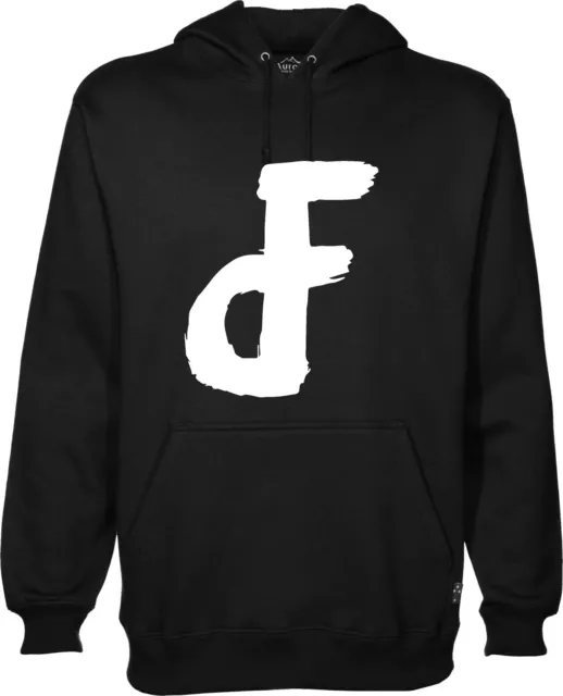 Felpa con Cappuccio dei DIEFFE BROS youtuber bianca o nera replica unisex DF v.2