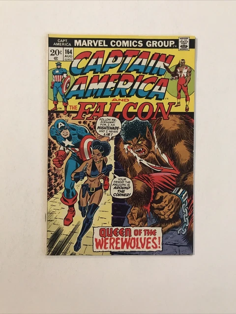 Captain America #164 Marvel 1973 First Appearance Nightshade