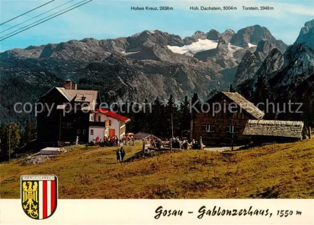 73855823 Gosau_Salzkammergut_AT Gablonzerhaus Hohes Kreuz Hoher Dachstein Torste