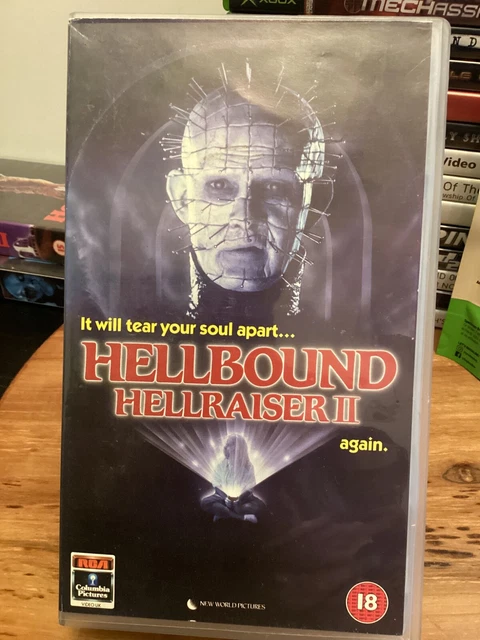 HELLRAISER 2 HELLBOUND VHS Pal. Classic 80s Horror. Film. Pinhead ...