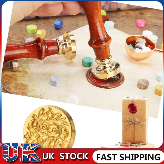 ❀ Special-shaped Fire Paint Head Retro 3D Relief Stamps Head for Wedding Card (G