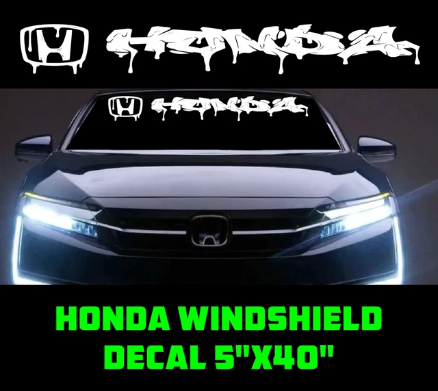 GRAFFITI CUSTOM CAR Windshield Decal Sticker Vinyl JDM Emblem Logo