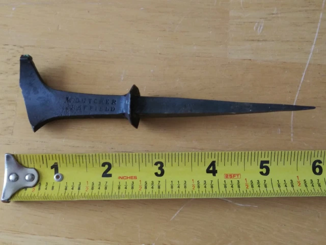 Antique Vintage Forged Iron Mine Hook Plant Lantern Hanger Spike Free Shipping