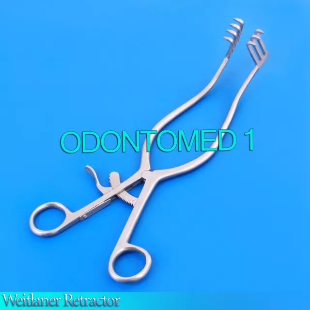 Weitlaner Retractor Curved 10.5" 4x3 Sharp Surgical Instruments