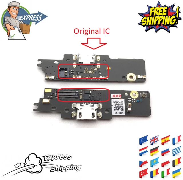 MOTOROLA MOTO G4 PLAY Original Ladeanschluss Dock Board Mikrofonanschluss