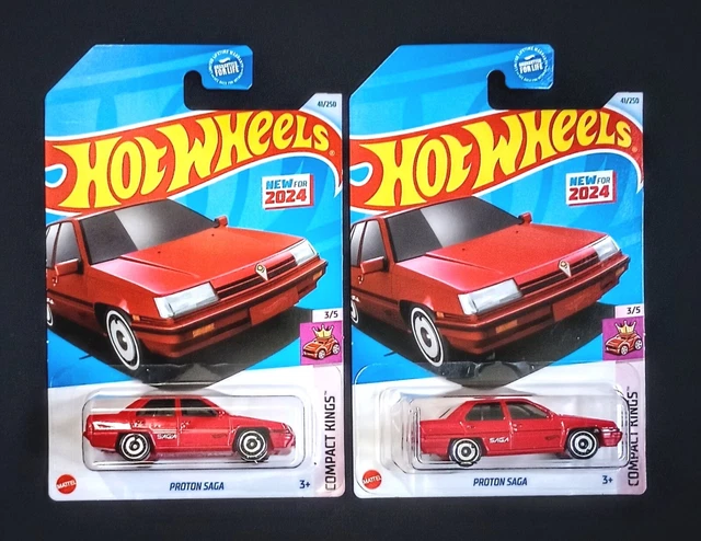 2024 HOT WHEELS PROTON SAGA HW COMPACT KINGS NEW International B Case ...