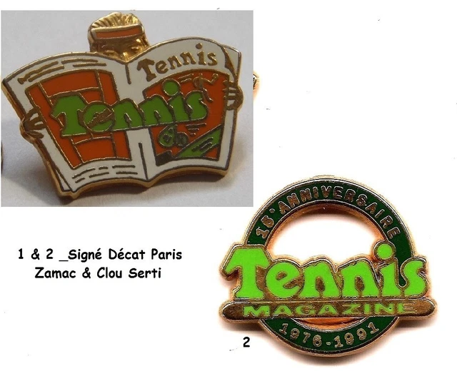 Pin’s Roland Garros 1991 – Kodak – Édition LTO Paris – Vintage Tennis