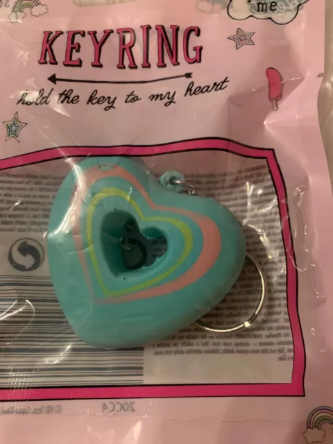 Squishy Love Heart Keyring Squeeze Me-hold The Key To my Heart Squish Soft 2