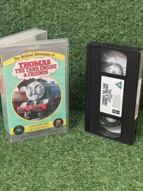 THOMAS THE TANK Engine And Friends - Vhs Video - Down The Mine And ...
