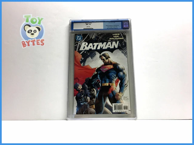 BATMAN 612 HUSH Jim Lee Superman CGC 9.6 NM+ BLUE Label DC Comic Book Catwoman 2