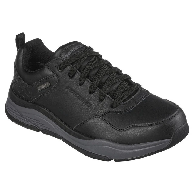 SKECHERS MENS BENAGO Hombre Leather Relaxed Fit Shoes FS10110