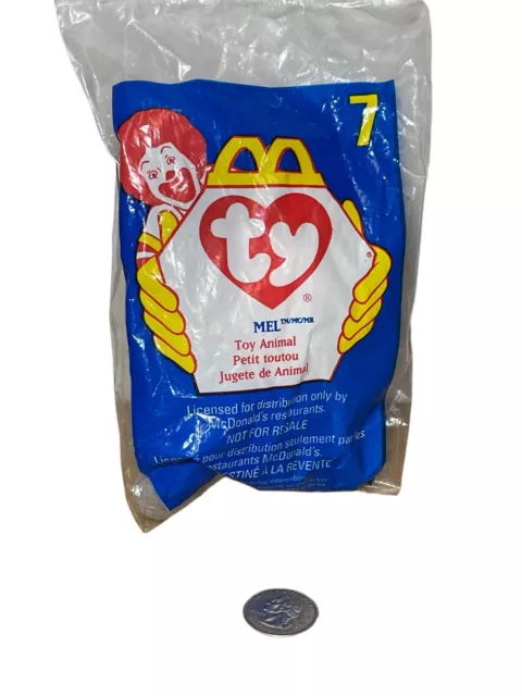 Teenie Beanie Babies Baby 1998 McDonalds Happy Meal Toy NIP #7 Mel The Koala #7