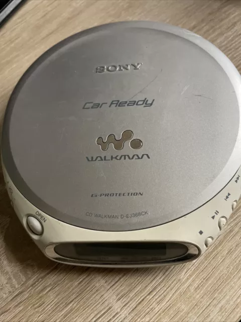 Sony CD Walkman Portable CD Player D-EJ368CK G-Protection Car Ready Tested WORKS