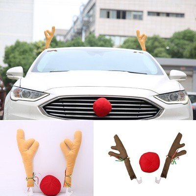 2 Set Naso Auto Corna con Decorazioni Festive BERLINA Kit Per Festival 