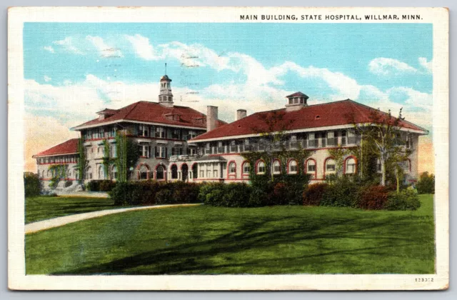 Willmar MN~State Hospital Asylum for the Insane & Inebriates~Main Building~1936