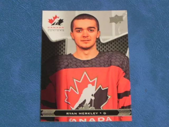 2018-19 18/19 Team Canada Juniors #27 Ryan Merkley