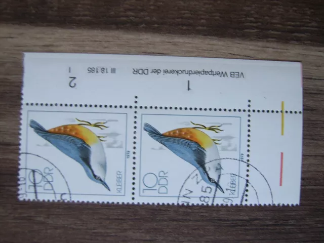 DDR; Mi.-Nr. 2389 FN I und mit Druckvermerk, gestempelt