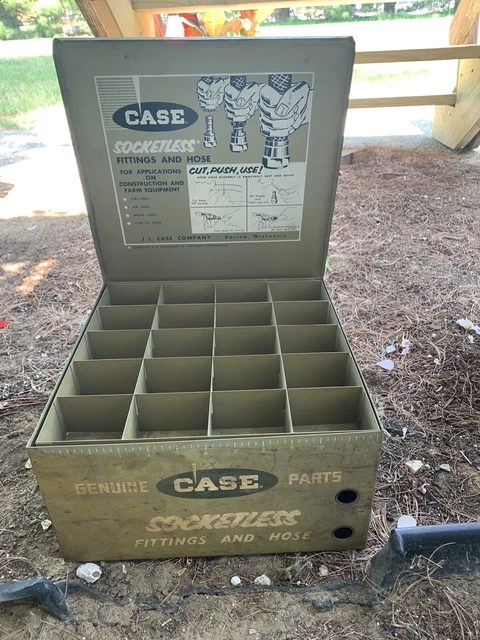 Vintage CASE Socketless Fittings and Hose Countertop Sales Display