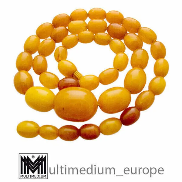 Butterscotch Natur Bernstein Halskette Oliven amber necklace olive