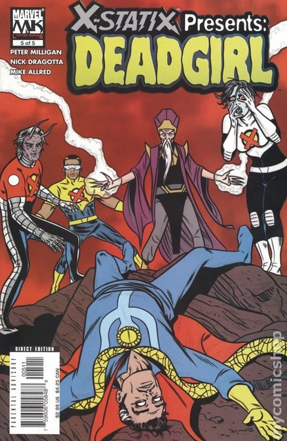 X-Statix Presents Dead Girl #5 VG 2006 Stock Image Low Grade