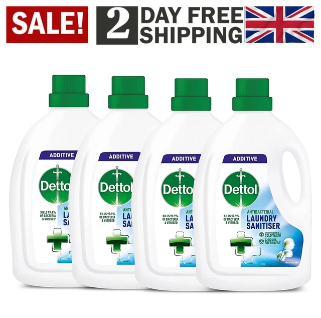DETTOL ANTIBACTERIAL LAUNDRY Cleanser Additive Fresh Cotton Multipack