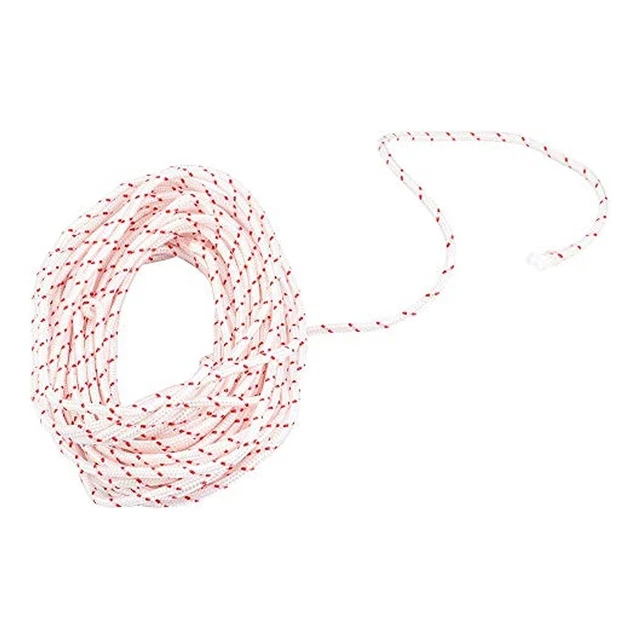 Corde De Traction 4 Mm X 12 M - Pour Tronçonneuse, Coupe-bordure, Débroussailleuse