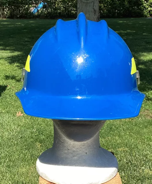Blue Cap Model FH911C Bullard Wildland Fire Helmet with Self Sizing 6-Point